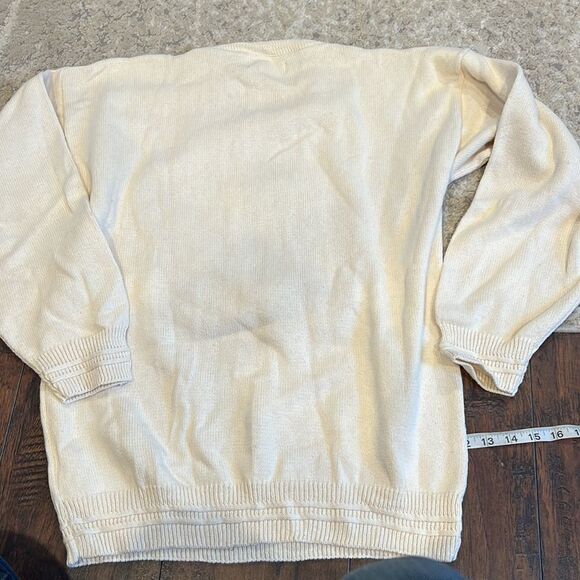 VTG Munsingwear size M 100% cotton made in USA golf theme embroidered sweater - Picture 10 of 10